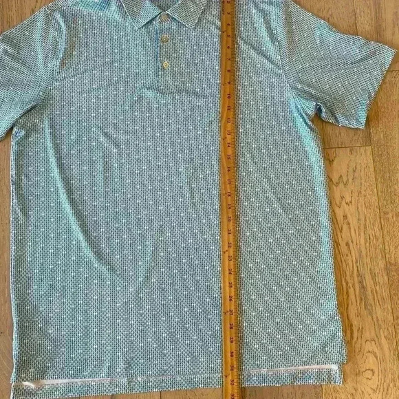 Peter Millar Summer Comfort The Mans Manhattan Performance Jersey Golf Polo XL - Picture 2 of 6